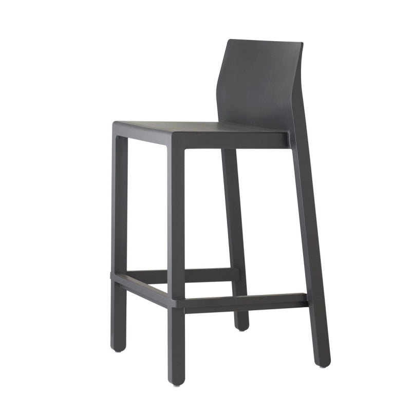 SET 4 SGABELLI KATE TECNOPOLIMERO HT 75CM MADE IN ITALY SCAB DESIGN - Antracite 81