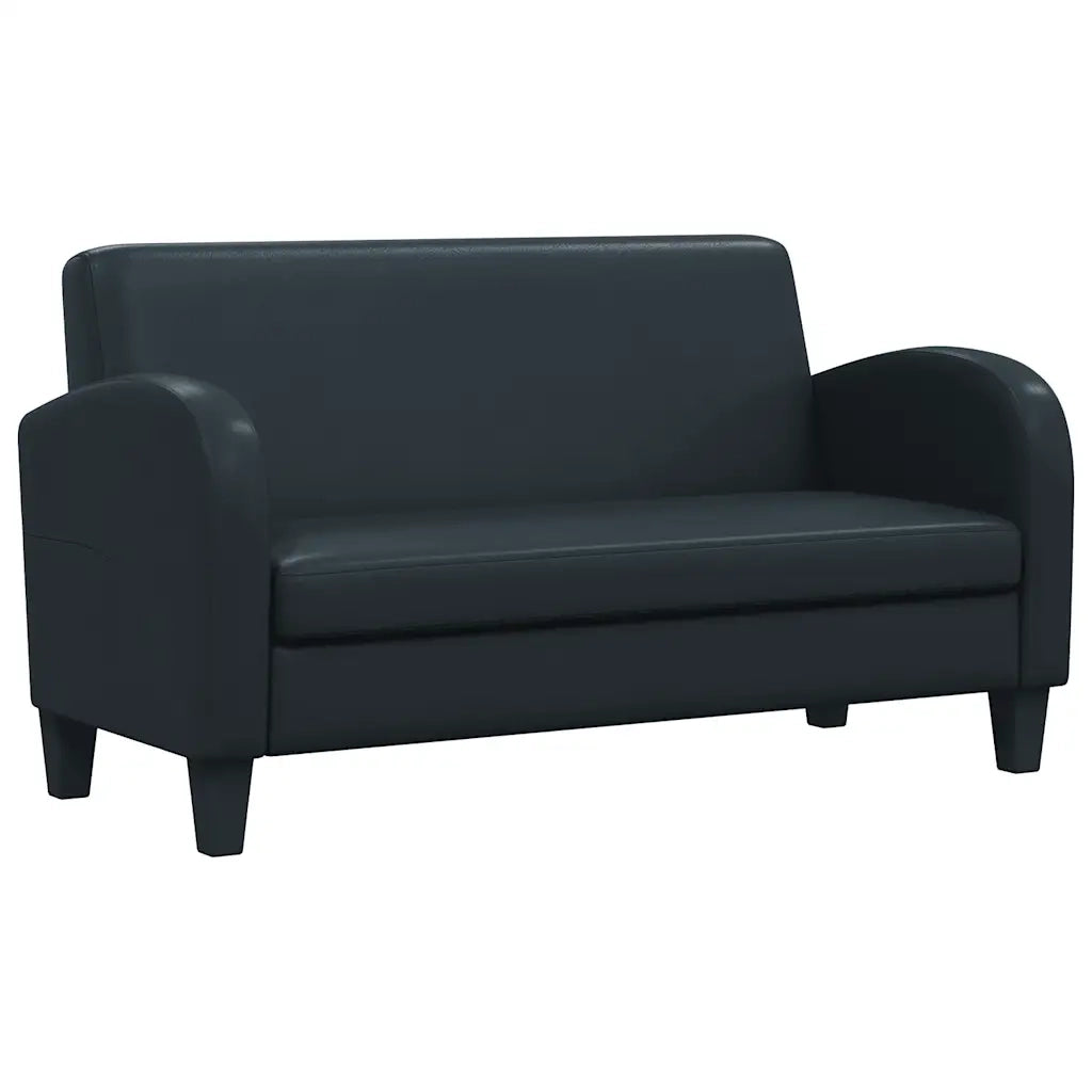 Set Divani 2 pz in Similpelle Nero 275227