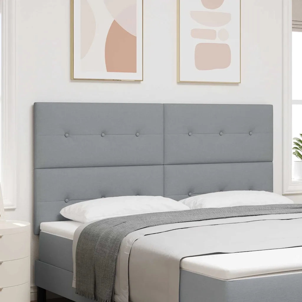 Testiera | Testata regolabile in altezza Grigio chiaro 180 cm Tessuto