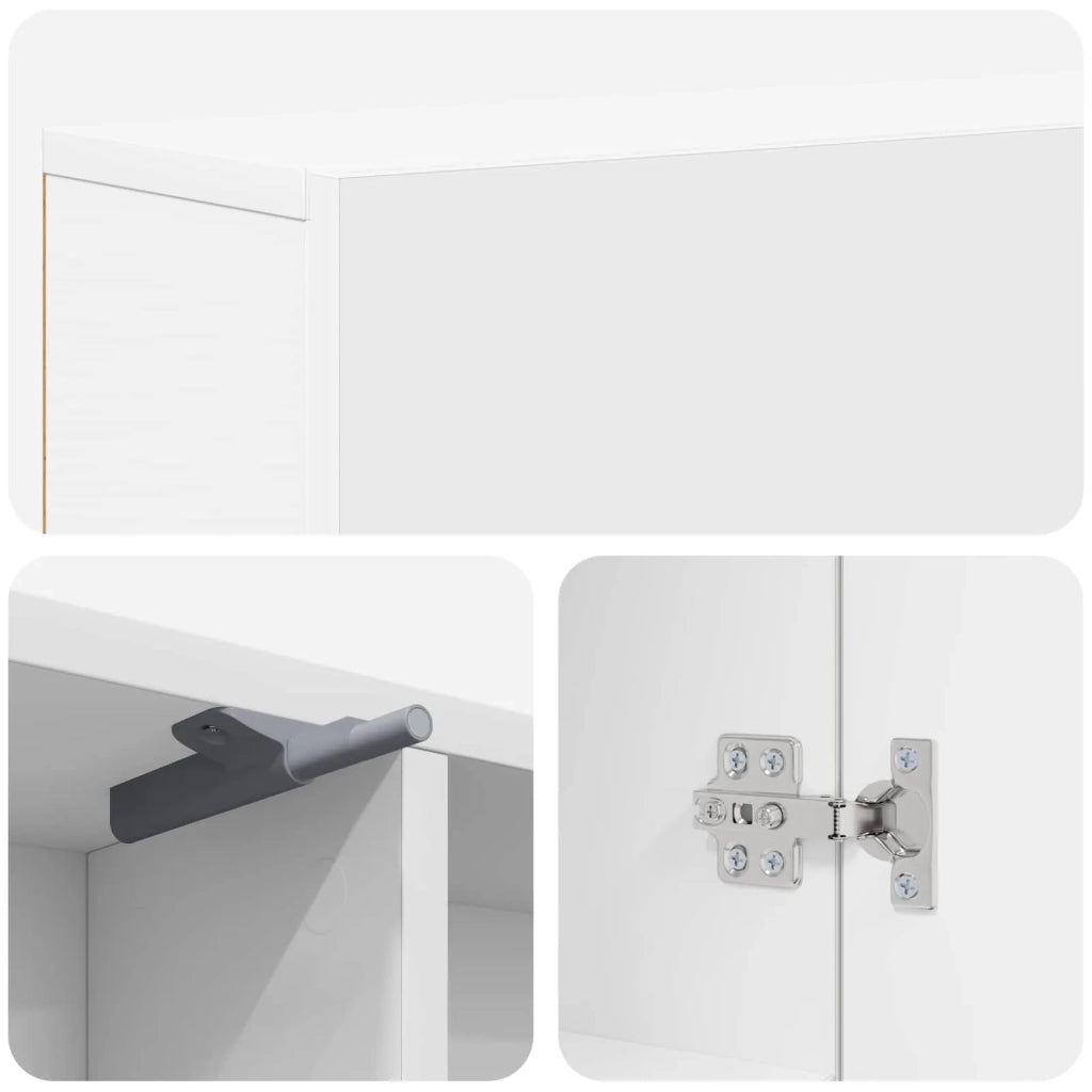 Cornice per camino Bianco 102 x 18 x 100,5 cm 8006598