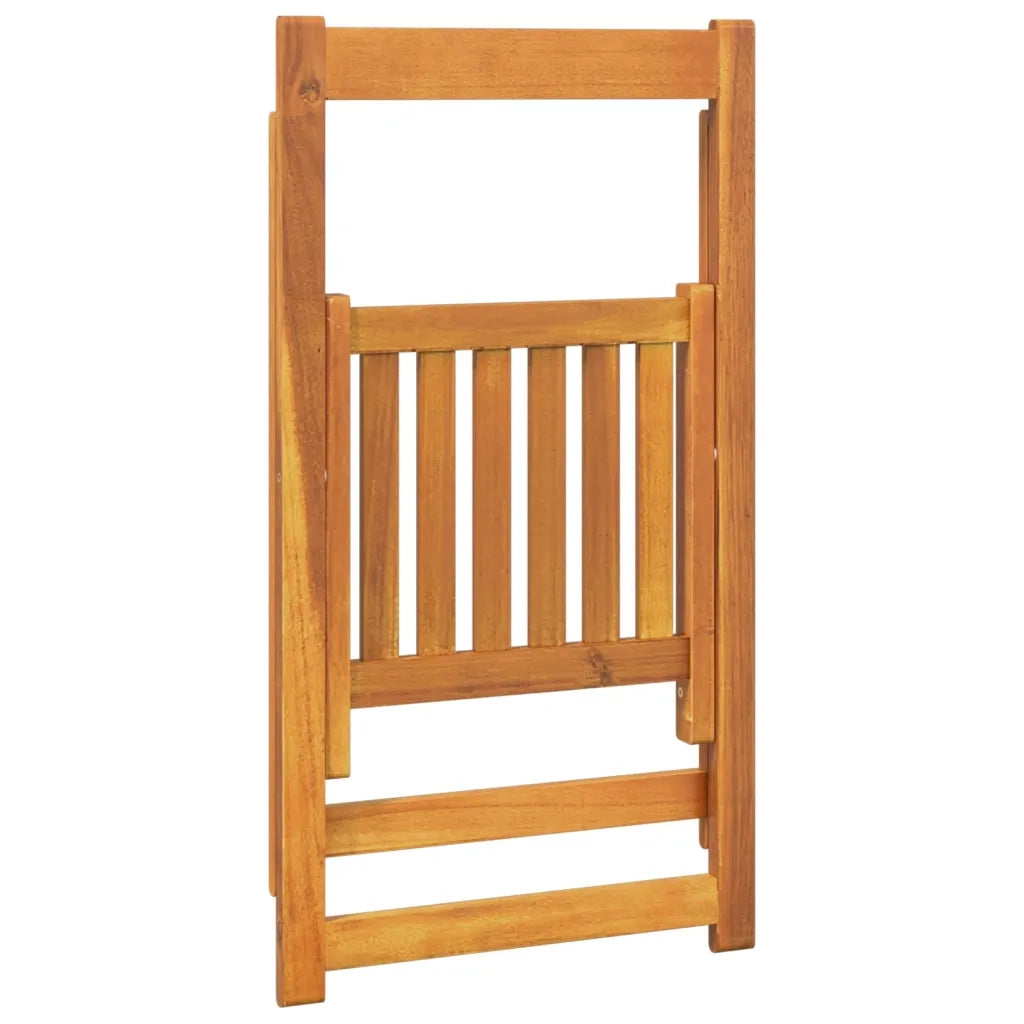 Sedie da Giardino Pieghevoli 6 pz in Legno Massello di Acacia 3104964