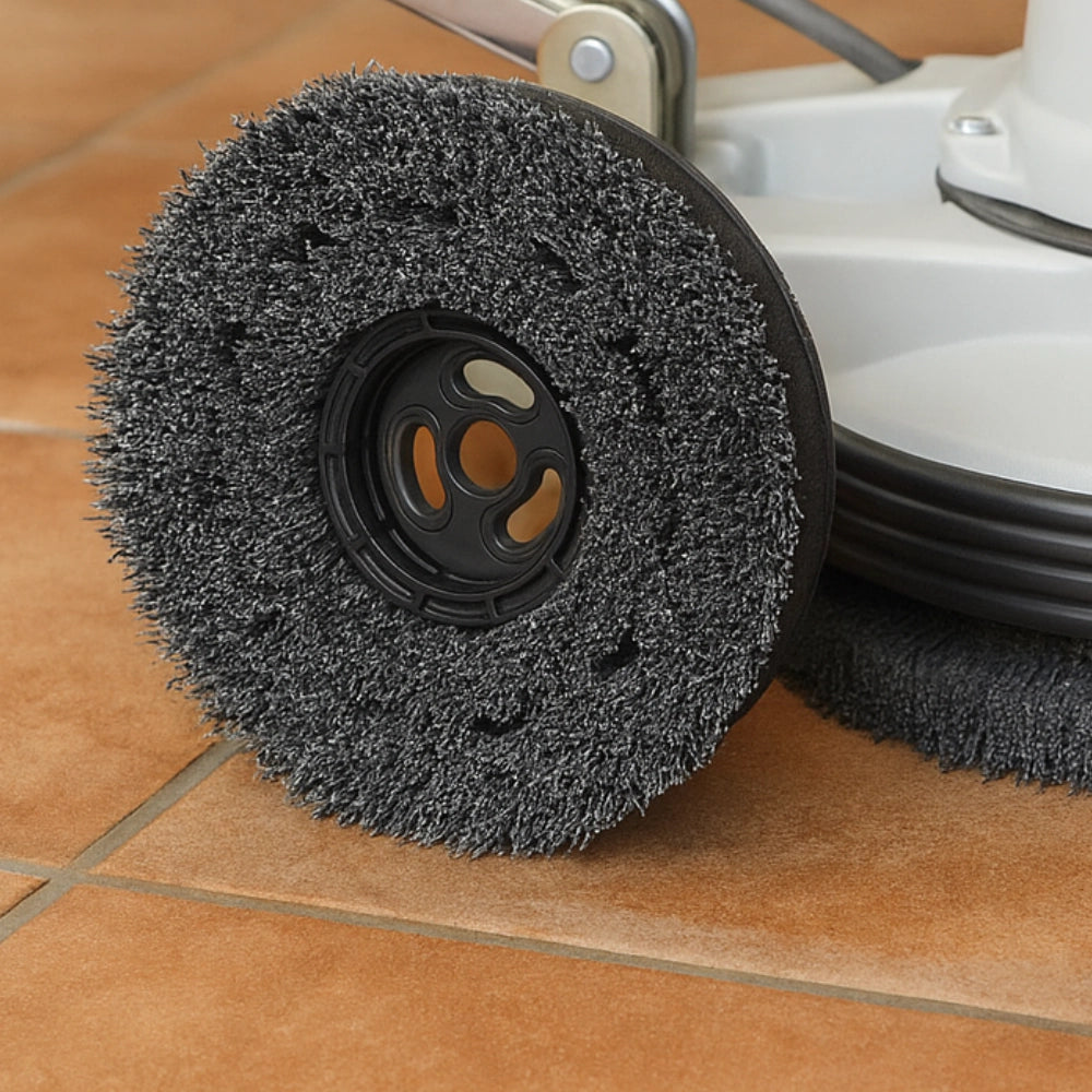 Spazzola setole abrasive 050 pulizia pavimenti monospazzola maxititina