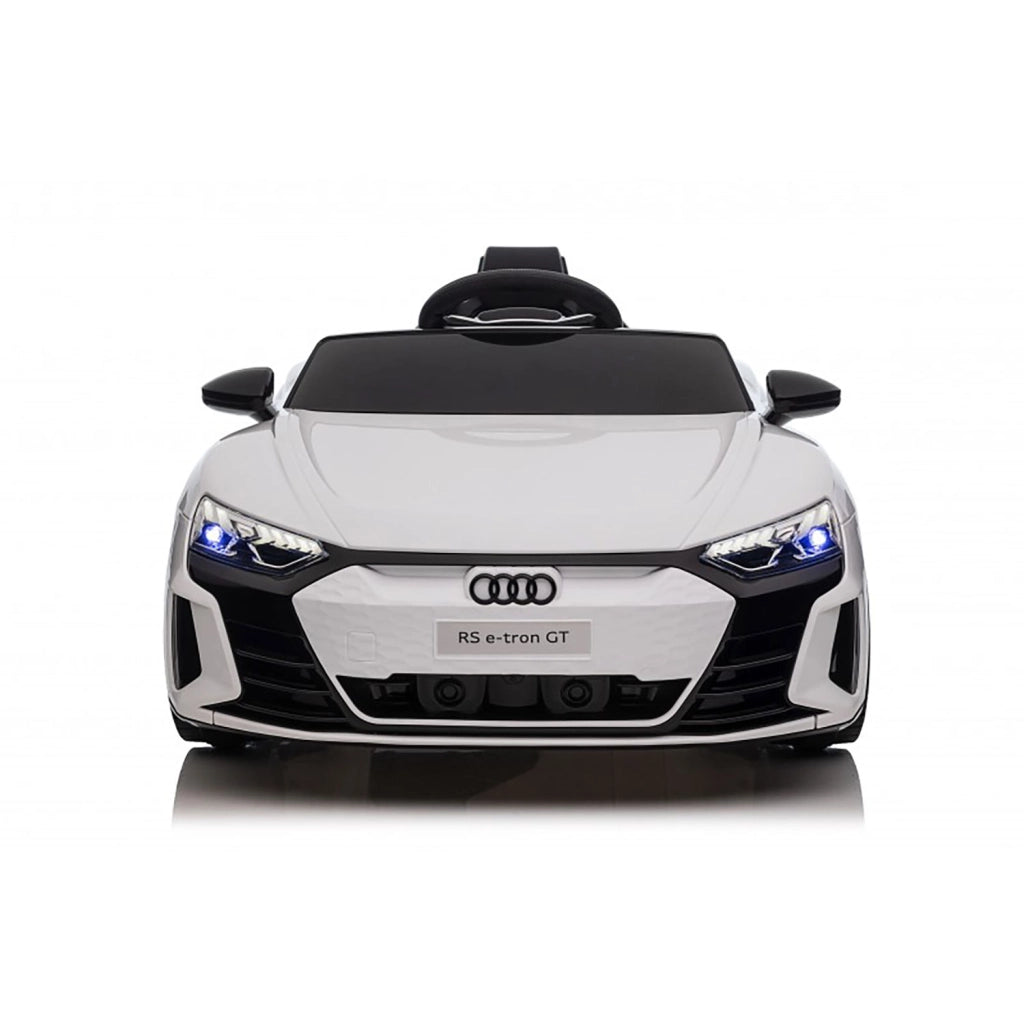 Macchina Elettrica per Bambini 12V Licenza Ufficiale Audi RS E-Tron GT con Telecomando Bianco