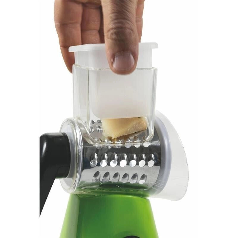 GRATTUGIA MANUALE DA TAVOLO CON VENTOSA 3 IN 1 IN PLASTICA E ACCIAIO
