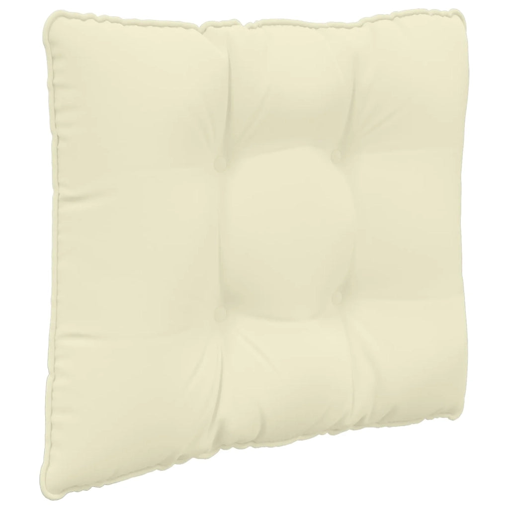 Cuscino per divano da esterno 3 pcs Crema Poliestere