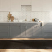 Tappeto Rettangolare Marrone Scuro 100x1000 cm in BambÃ¹