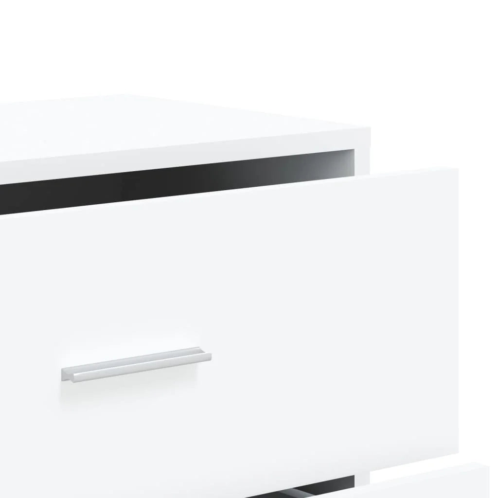 Buffet credenza cassettiera armadio mobile contenitore organizer per cucina soggiorno salotto 3 pezzi 60 x 31 x 84 cm legno ingegnerizzato bianco 02_0036989