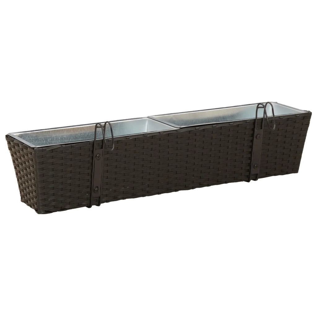 Ringhiera 2 pz 80 x 17 x 17 cm Metallo CFW4042379