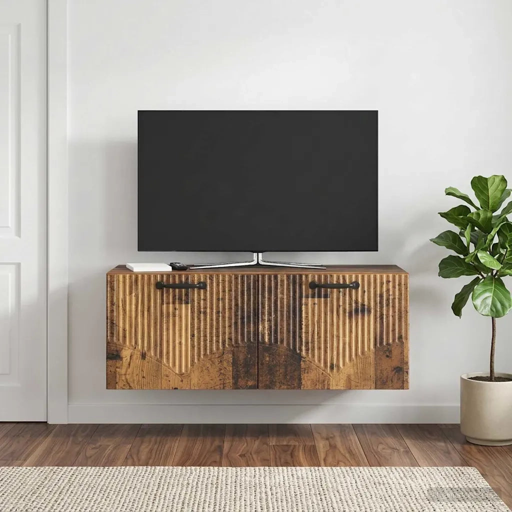 Mobile Porta TV da Muro Legno antico 78,5 x 31 x 30 cm 899063