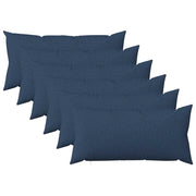 Federa 6 pz HEERLEN Blu 40 x 80 cm Tessuto 909779