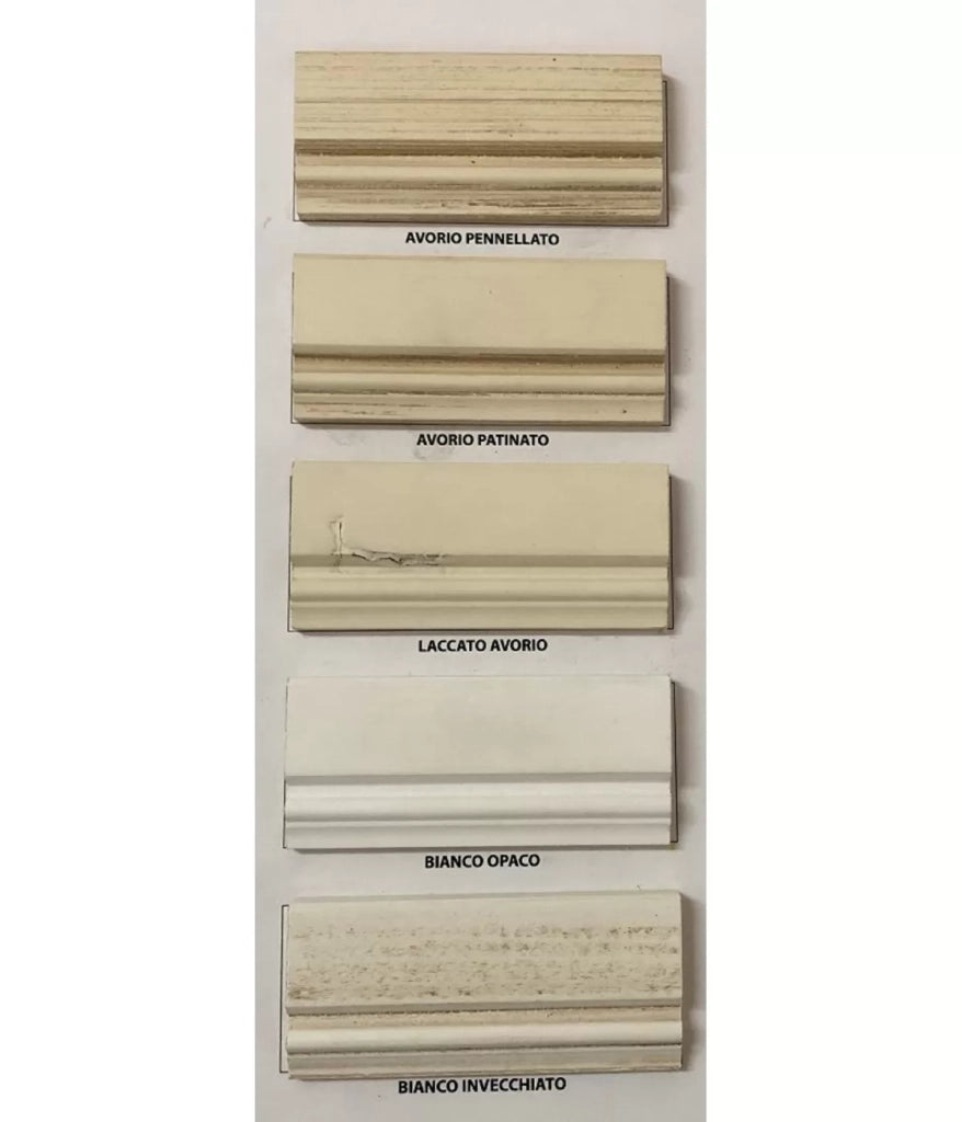 Soggiorno arte povera in legno intarsiata avorio noce grano