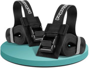 Cinturoni di sostegno con imbottitura 2x 0,5m | Larghezza 25 mm | Chiusura a vite | Sostegno 300kg/600kg Cinturone per bicicletta, motocicletta, bagagliaio, kayak
