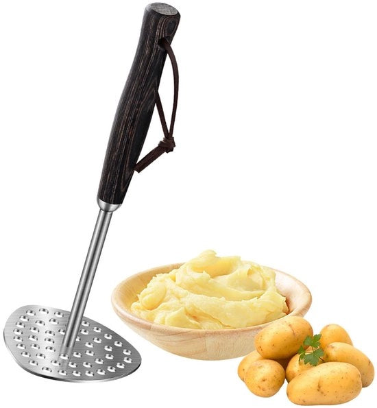 Strumento per schiacciare fagioli a mano con buon grip, aghiata per rompere patate, utensile da cucina integrato per la cottura
