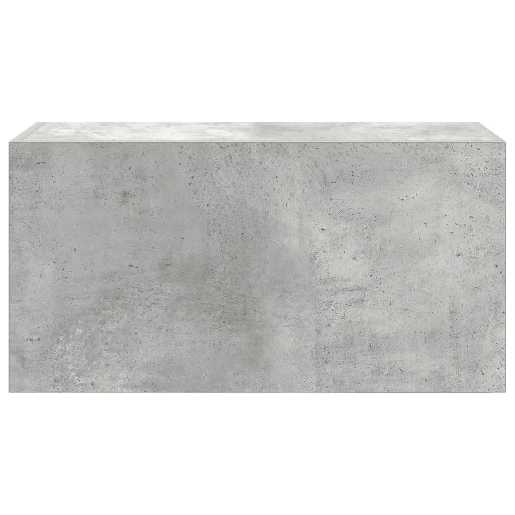 Mobiletto da bagno moderno a parete pratico contenitore 60 x 25 x 30 cm legno composito grigio cemento 02_0051254