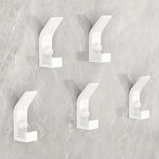Hanger per viti - 5 pezzi di attaccapanni - hanger per abbigliamento - attaccapanni moderni per asciugamani - attaccapanni per camera da letto - bagno - armadio (bianco)