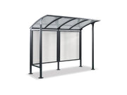 Pensilina Idola 641 Giochipark acciaio zincato policarbonato 295x106x234h