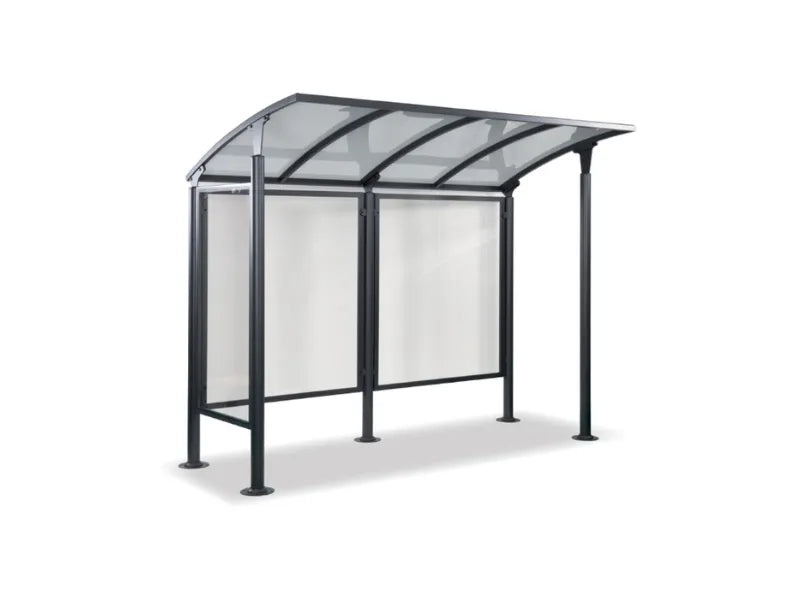 Pensilina Idola 641 Giochipark acciaio zincato policarbonato 295x106x234h