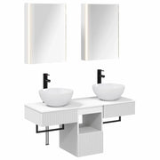 Set di Armadi da Bagno 5 pcs Bianco 43 x 11,5 x 60,5 cm 3406287