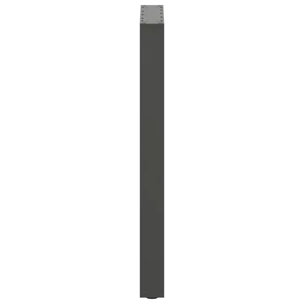 vidaXL Gambe per tavolo da bar a forma di U 2 pz Antracite 50x(90-91) cm Acciaio
