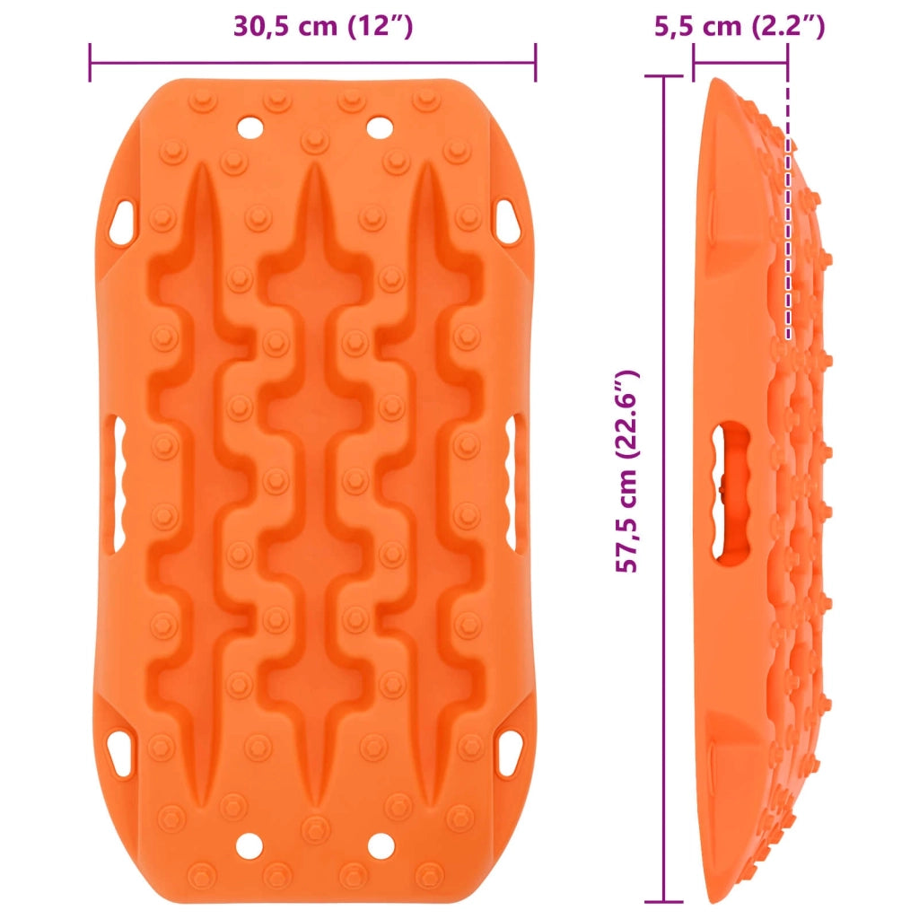 Pannello di trazione 2 pcs Arancione 57,5x30,5x5,5 cm 42040604