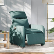 Poltrona Elettrica Reclinabile Verde Scuro in Tessuto 3206687