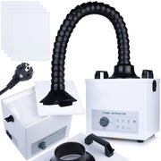 Pochlattore Fumi Rosfix XL100 – 100W, 200 m³/h | Filtro HEPA + Carboni | Rame 77 cm | ≤55 dB