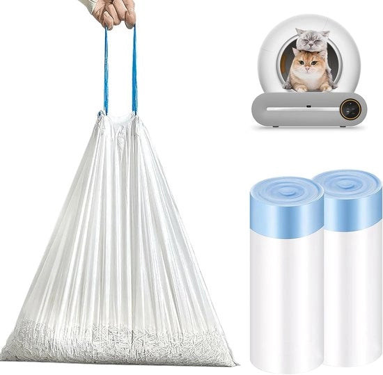 Sacchi di imballaggio per gatto autoassorbenti - Sostenibili - 30 pezzi