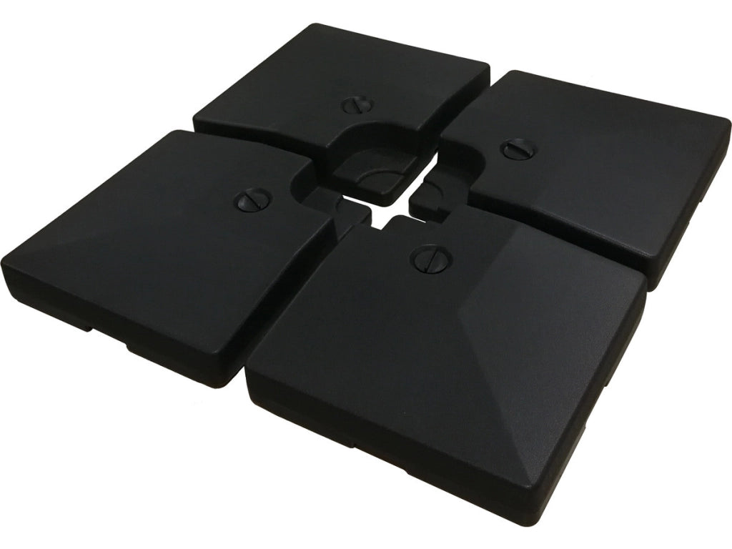 Ombrellone da giardino a sospensione "Sun 3 " - Quadrato - 3 x 3 - Nero - Base inclusa