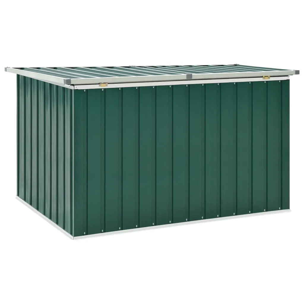 Contenitore/scatola portaoggetti da giardino verde 149 x 99 x 93 cm 02_0013127