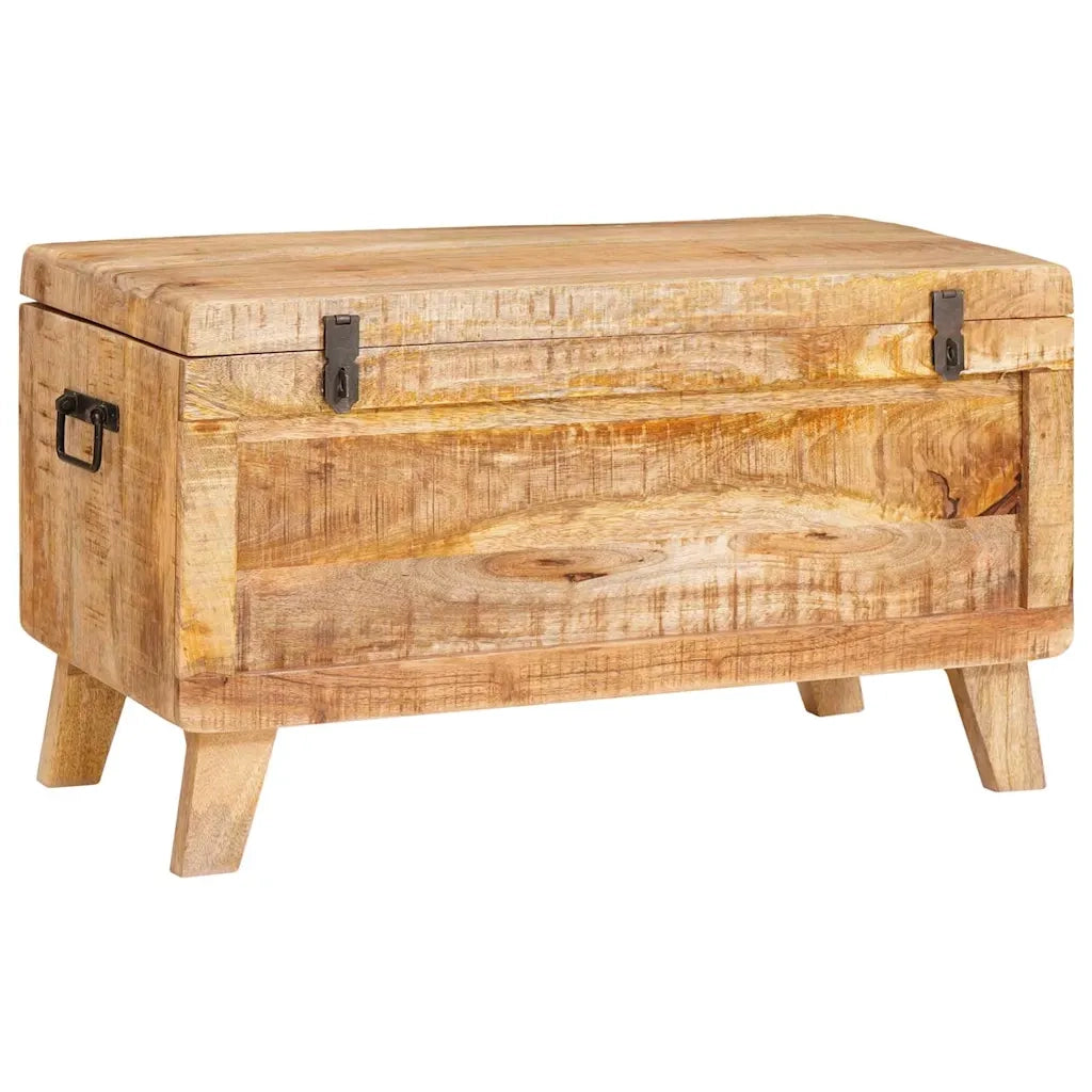 vidaXL Scatola di Stoccaggio 70 x 35 x 40 cm legno massello di mango
