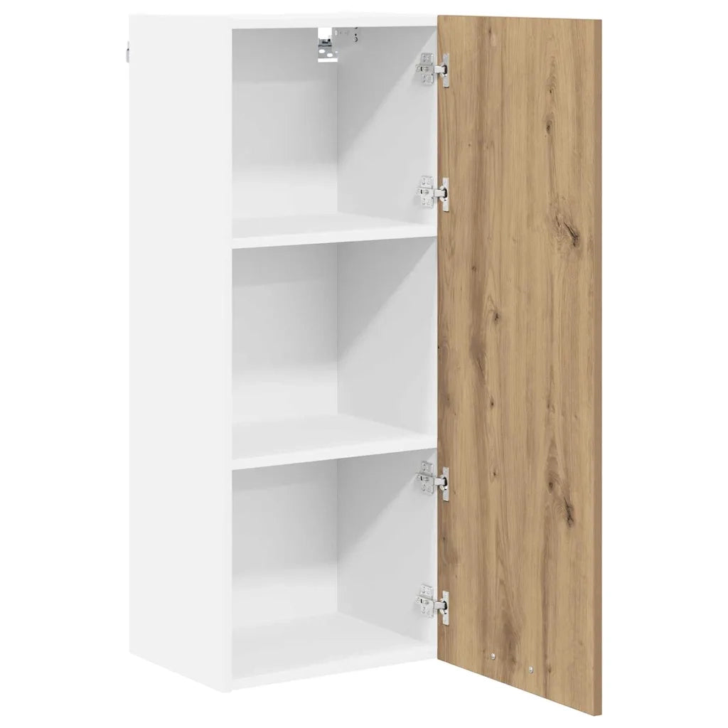 Armadio pensile con porta Rovere artigianale 40 x 31 x 100 cm 884345