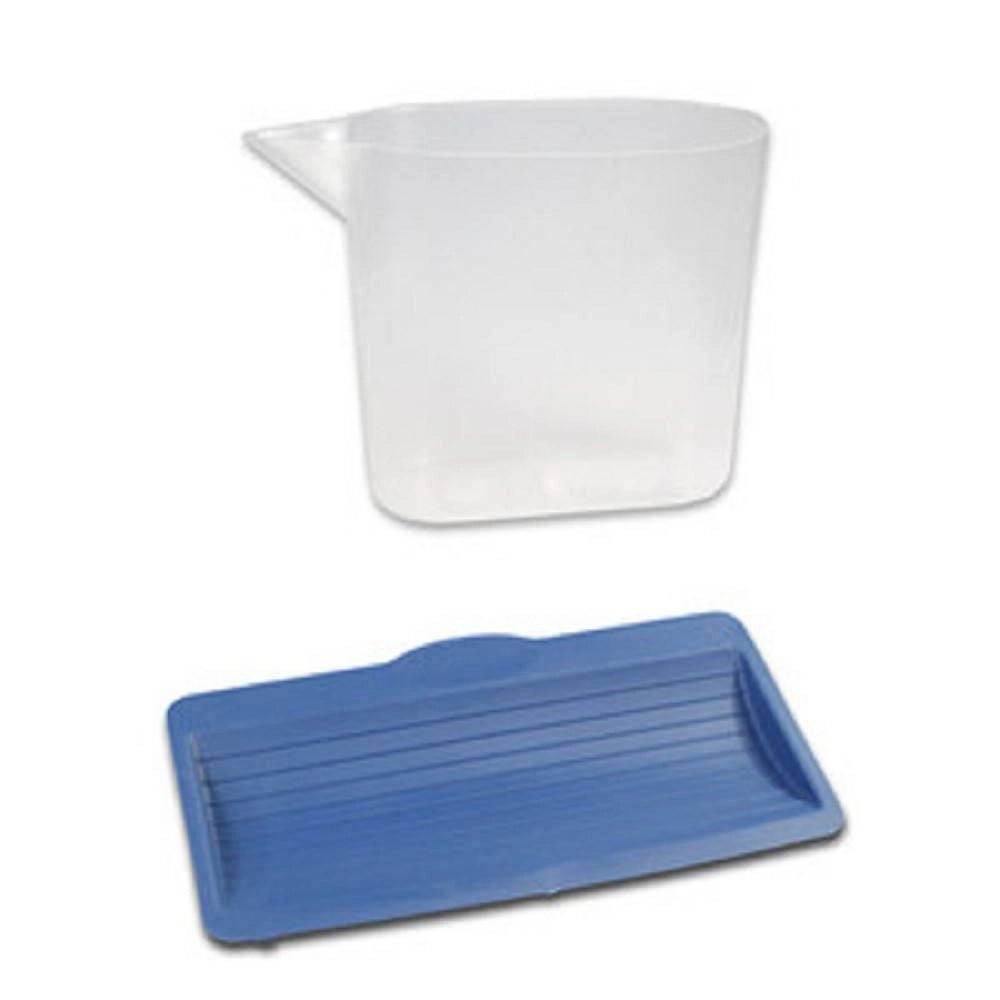 Trade Shop - Rullo Pittura Antigoccia Serbatoio 5pz Pennello Triangolare Di Precisione Vassoio -