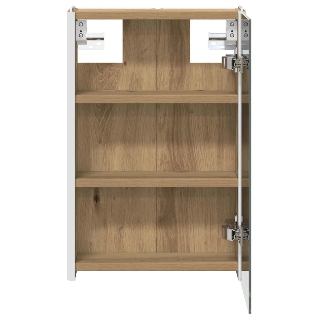 Mobiletto per specchio da bagno Rovere Artigianale