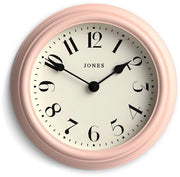 Orologio da Parete Frieze | Piccolo, elegante, classico orologio rotondo | 23 cm | Rosa | Design elegante, ideale per cucine, salotti, camere da letto, spazi grandi o piccoli