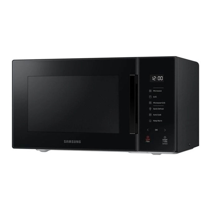 Samsung MG23T5018AK Forno Microonde 23 Litri 1100W Cottura Automatica e Home Dessert Glass Design Nero