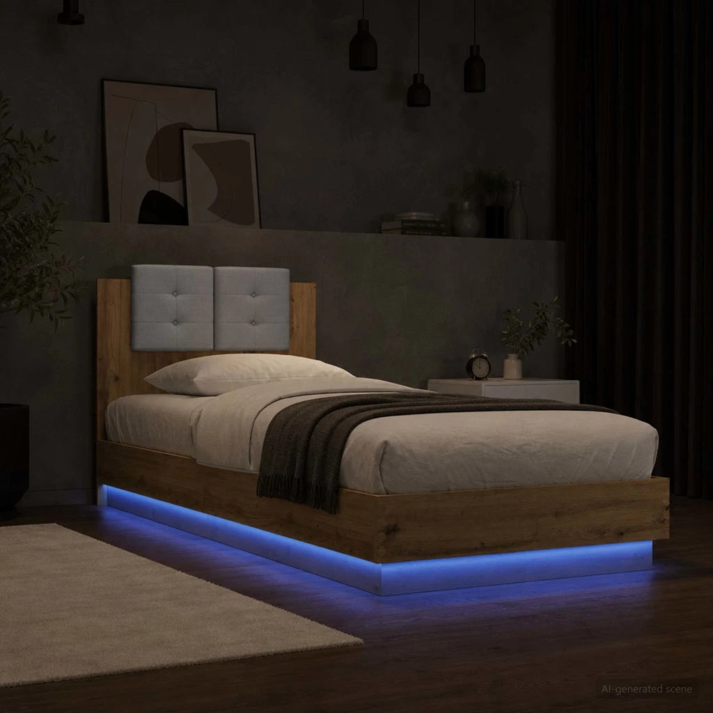 Struttura letto con testata Rovere Artigianale 3429668