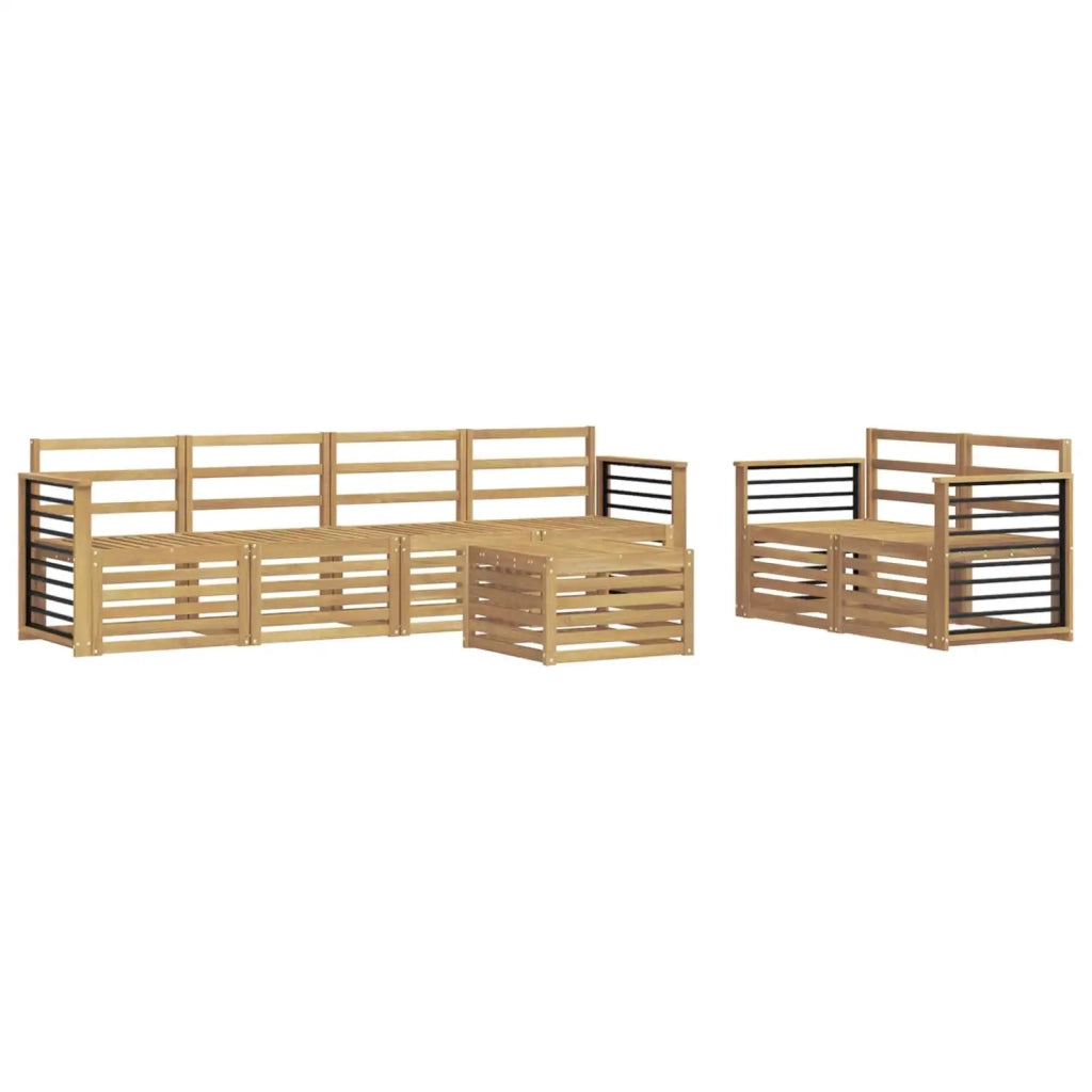 Set divani Legno di Acacia Massello