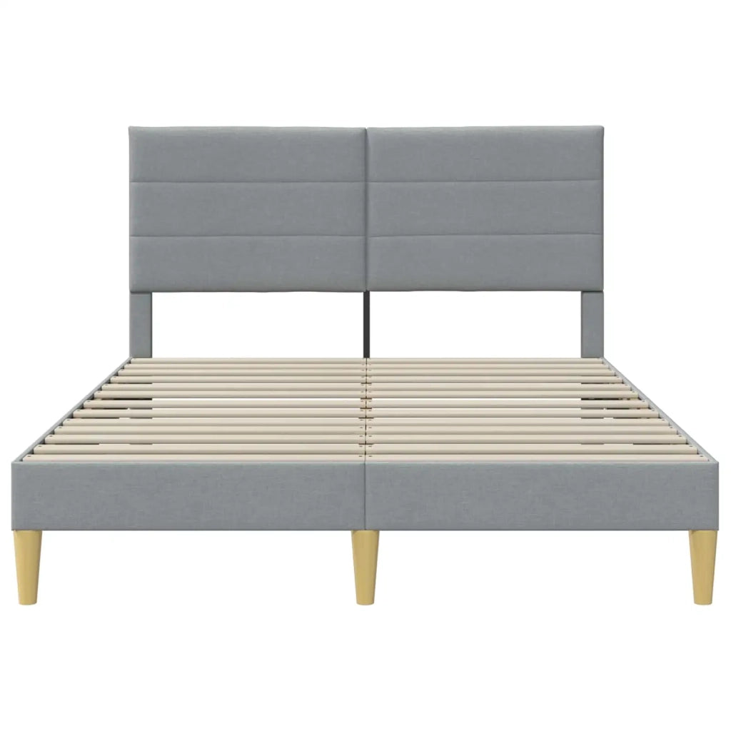 Struttura del letto Grigio Chiaro 120 x 200 cm Tessuto 42027576