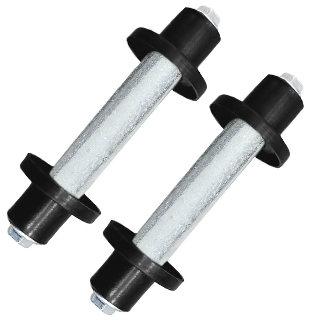 Ruote per Carriola 2 pz con Asse in PU Solido 4.00-8 390 mm cod mxl 67500