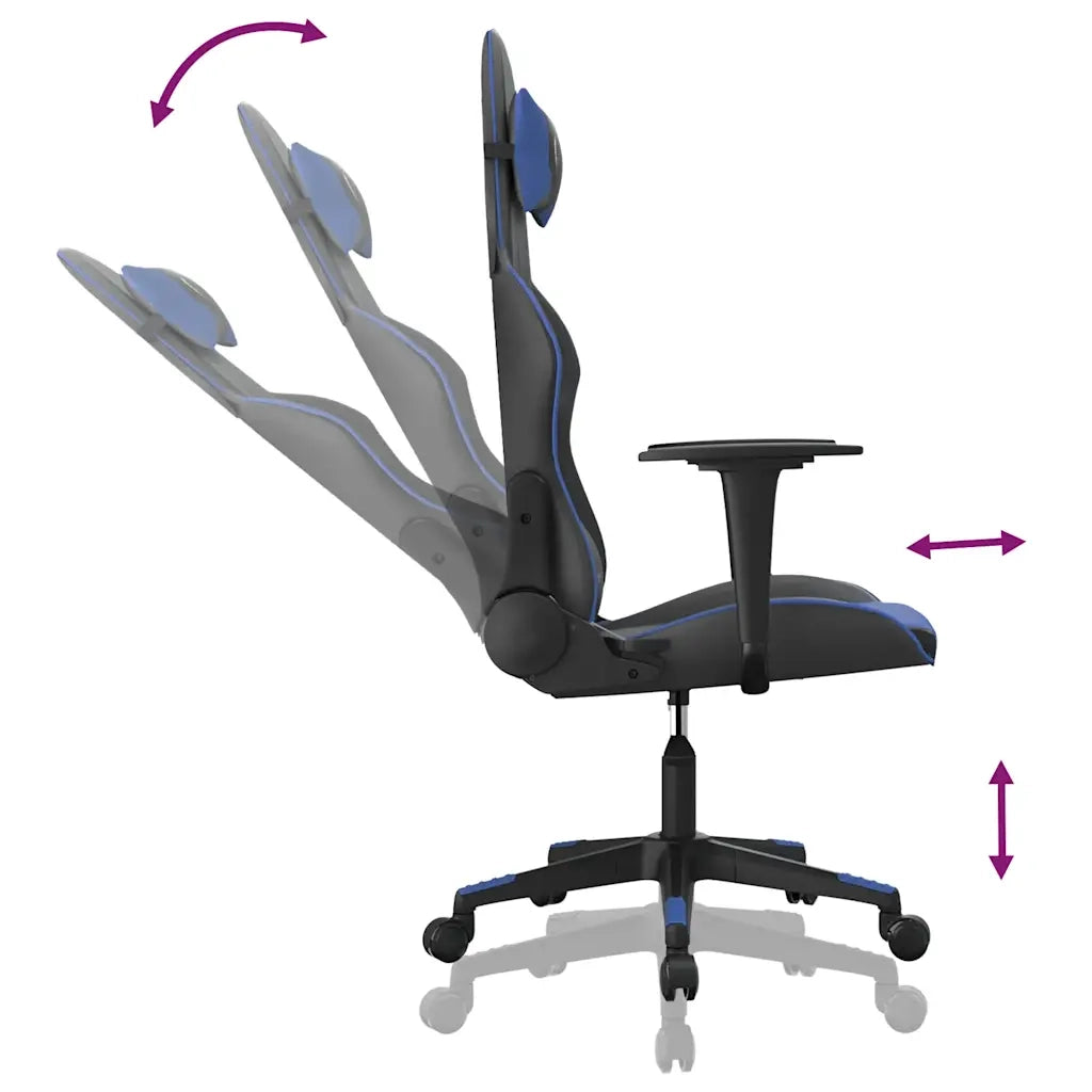 Sedia da Gaming | Sedia da e-sports Nera e Blu in Similpelle