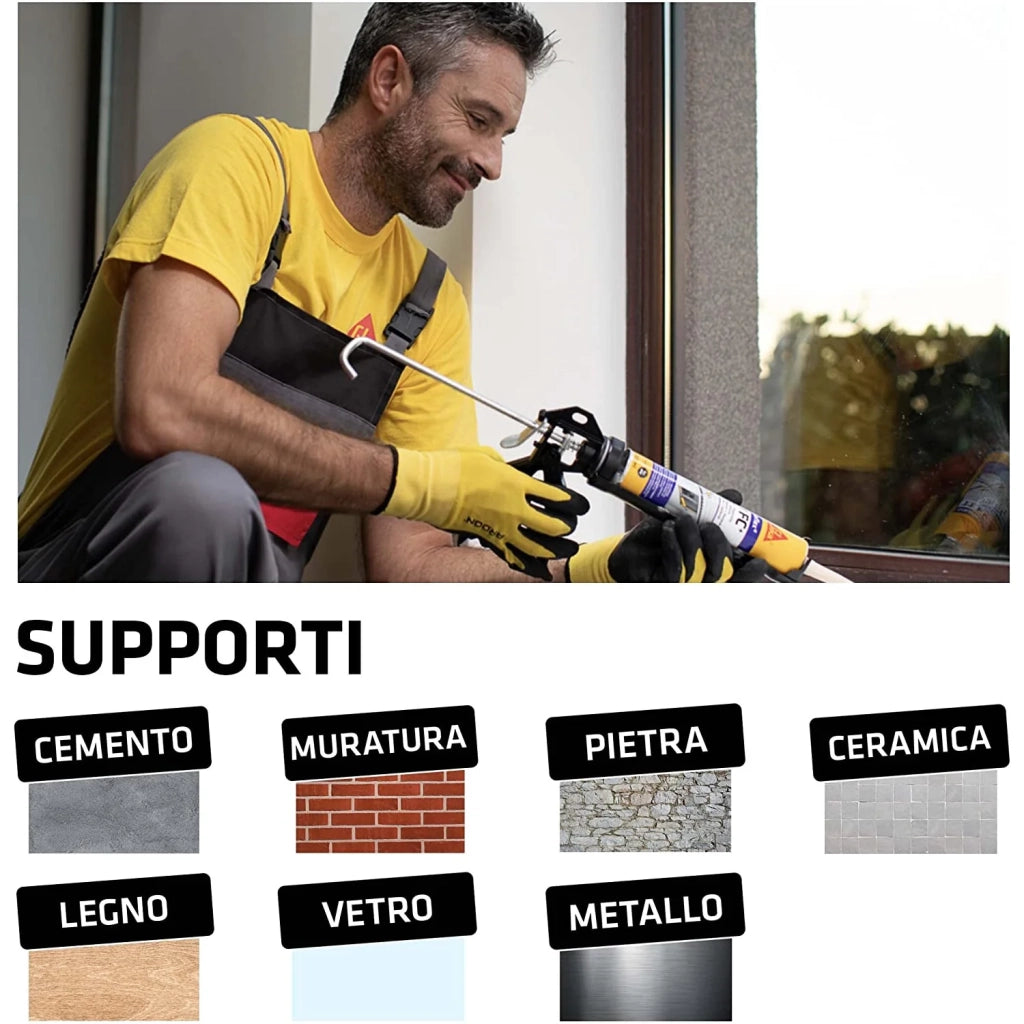 Sikaflex 11 Fc Purform Bianco, Adesivo Sigillante Poliuretanico Ml. 300
