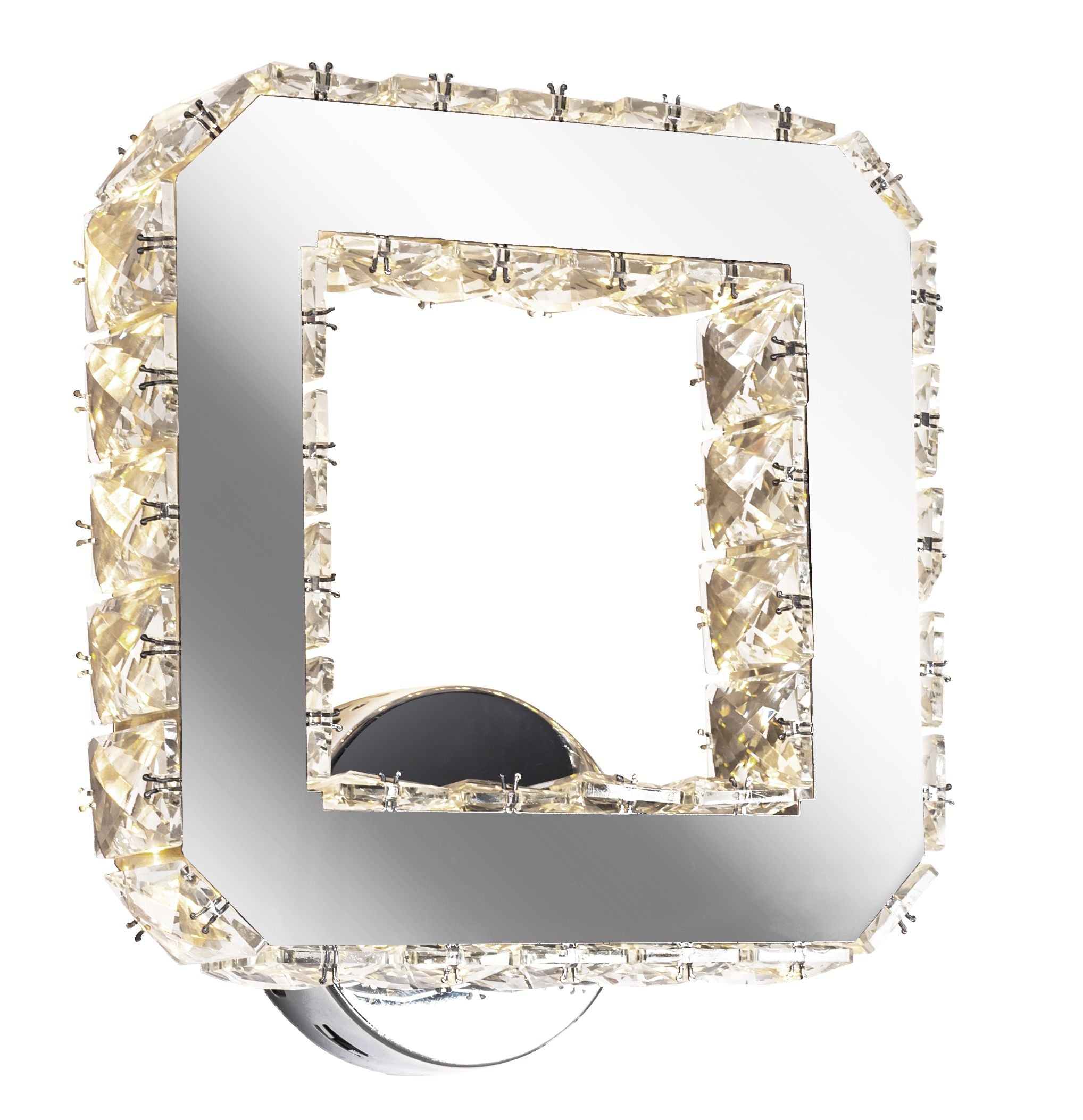 Lampada Da Parete Lampada Da Muro Di Cristallo Led Quadrato App415-w App416-w Caldo bianco 3000K