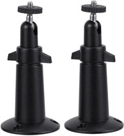 Pacco di 2 attacchi per telecamera, attacco per telecamera alla parete, Serranda per parete regolabile, Lampada da soffitto per parete, Attacchi per telecamera Interno/esterno (Nero)