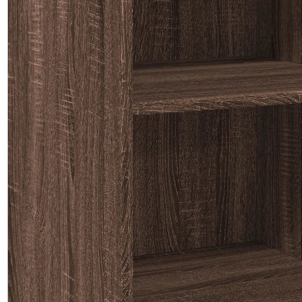 Buffet credenza cassettiera armadio mobile contenitore organizer per cucina soggiorno salotto 45 x 41 x 93 cm legno ingegnerizzato marrone 02_0031262