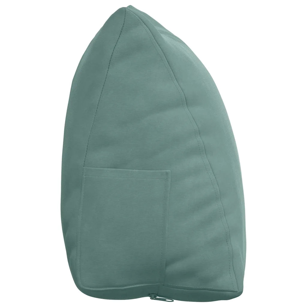 Cuscino per Schiena Verde Mare 45 x 20 x 35 cm Tessuto in Cords 42015029
