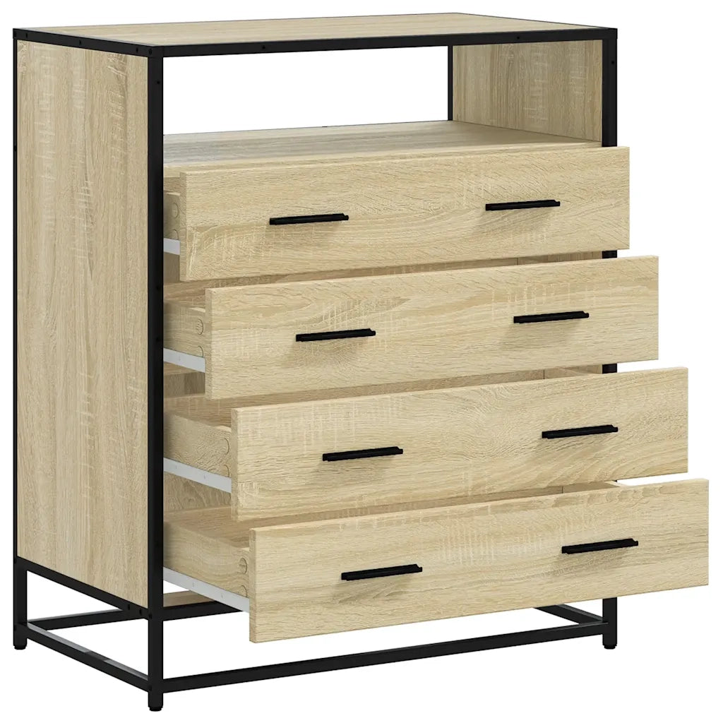 Cassettiera Rovere Sonoma 70x41x83,5 cm in Legno Multistrato CFW8805887