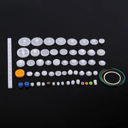 Set di Ingranaggi in Plastica per Modellismo - 60 Parti - Per Robot e Aerei - Componenti Essenziali per Modello.