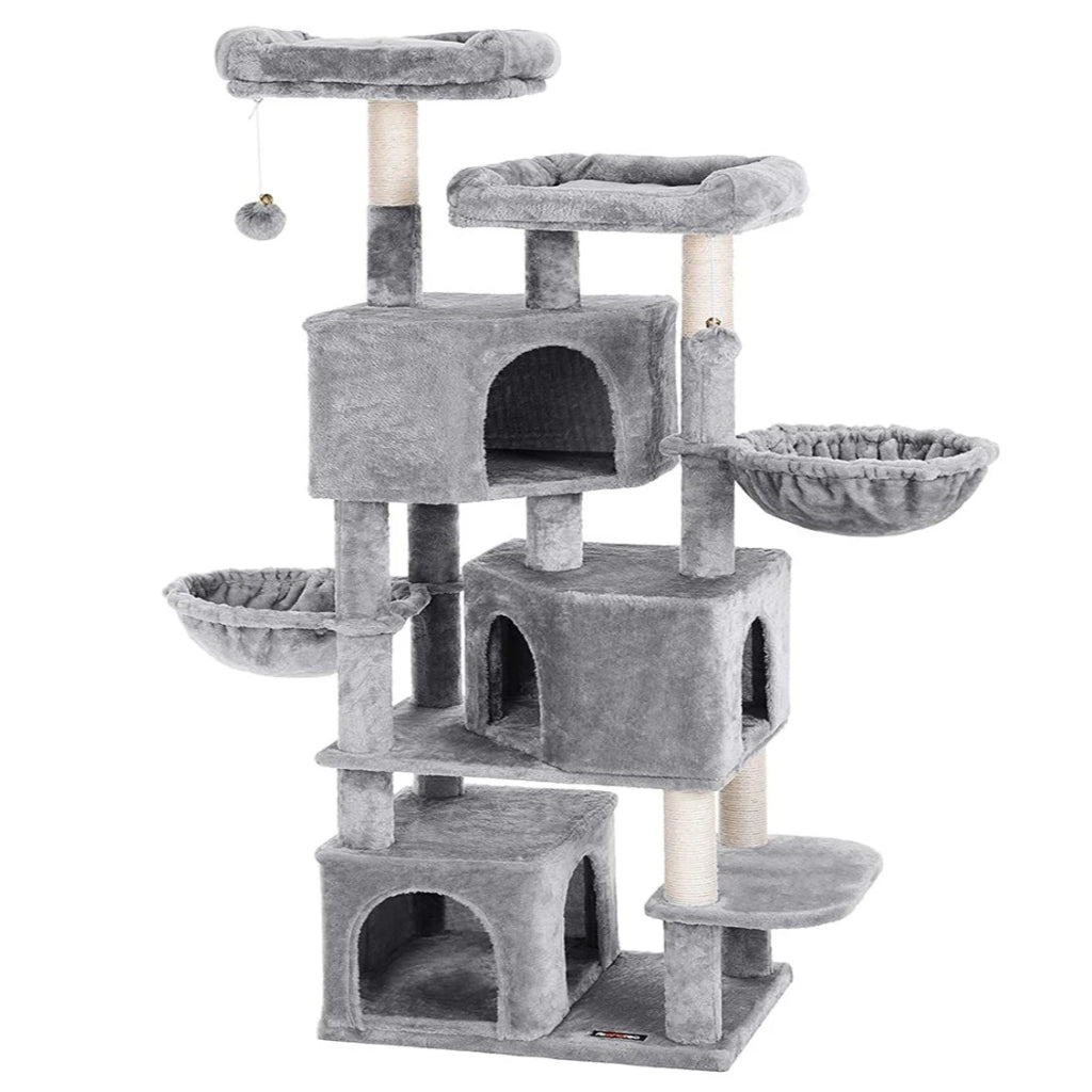 Tiragraffi grande con 3 scomparti alto 164 cm grigio chiaro 12_0001159