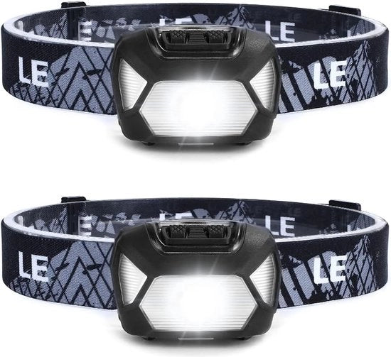Due pezzi - Lampi LED per bicicletta - 3 modalità di illuminazione, ricaricabile via USB, leggero - Adatto per adulti e bambini