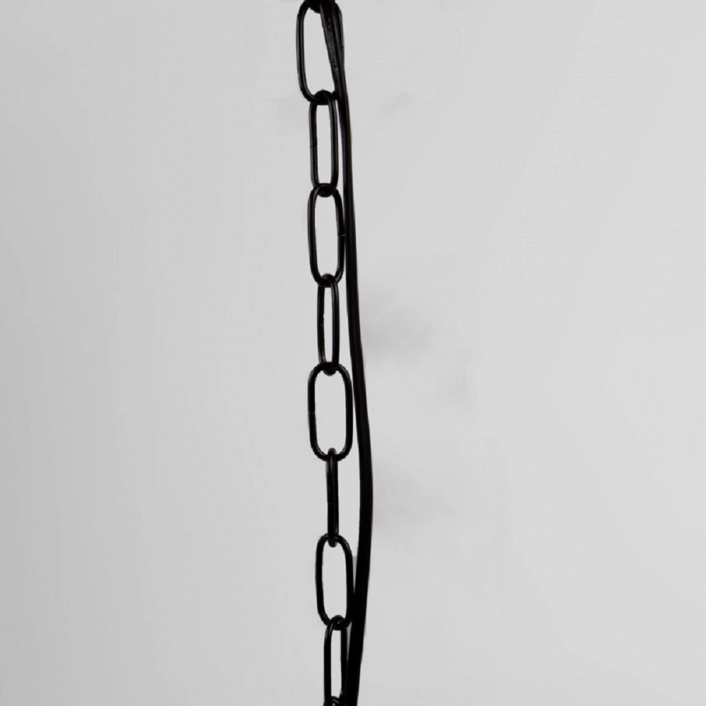 Trade Shop - Lampadario A Sospensione Rustico Industriale E14 Sfera In Corda Metallo B55-3 -